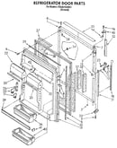 Refrigerator door