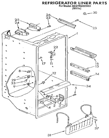 Refrigerator liner