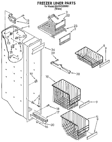 Freezer liner