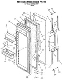 Refrigerator door