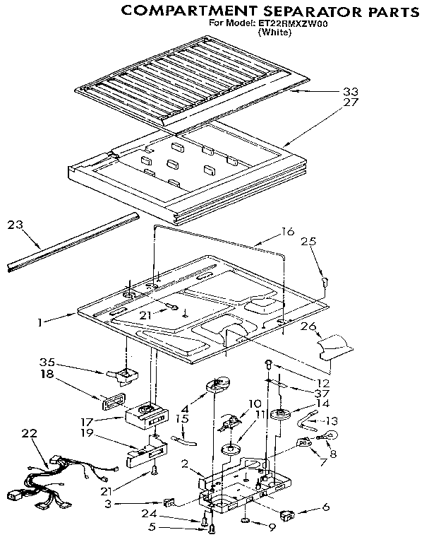 Compartment separator