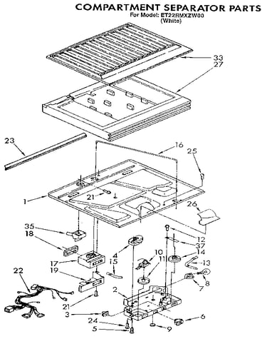 Compartment separator