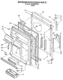 Refrigerator door