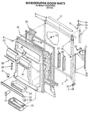 Refrigerator door