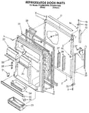 Refrigerator door