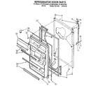 Whirlpool ET18PKXZG00 refrigerator door diagram