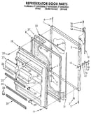 Refrigerator door