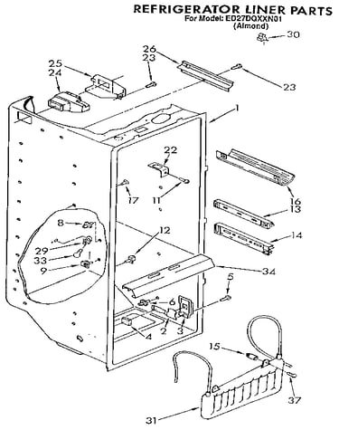 Refrigerator liner