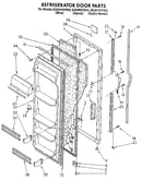 Refrigerator door