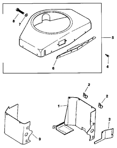 Baffles and shroud