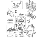 Briggs & Stratton 422707-1243-01 air cleaner body and carburetor assembly diagram