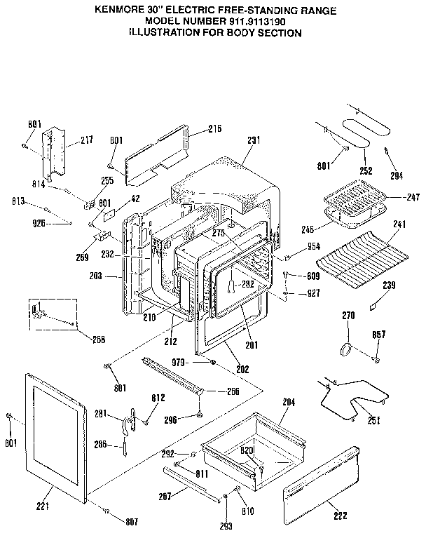 Body section