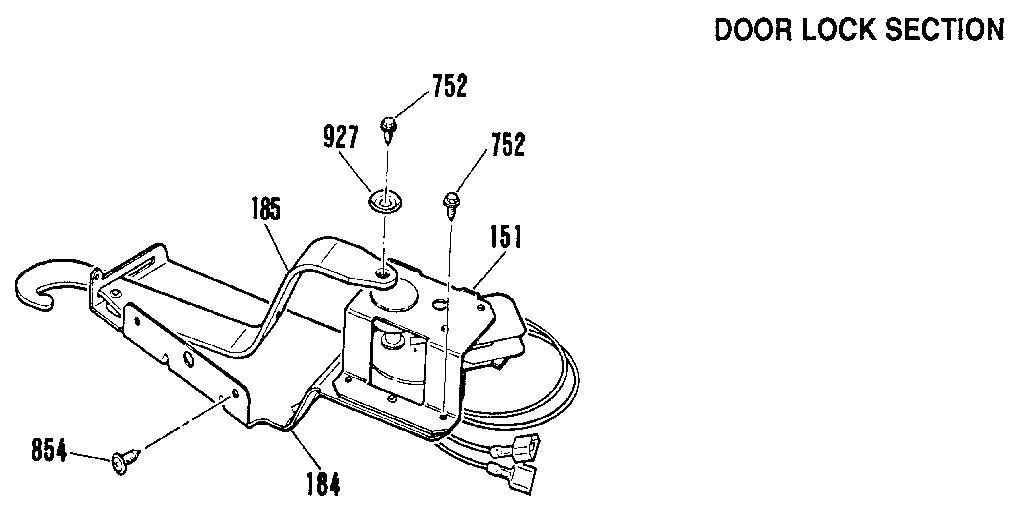Door lock section