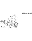 Door lock section