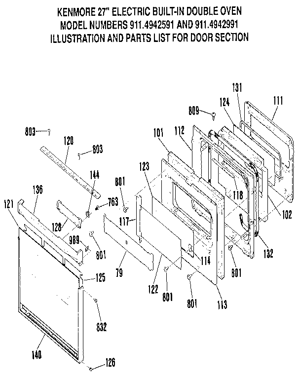 Door section