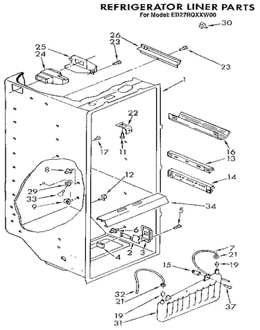 Refrigerator liner