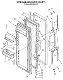 Refrigerator door