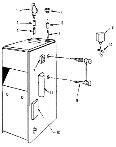 Boiler controls and piping