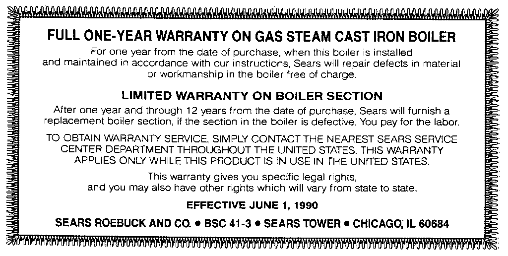 WARRANTY