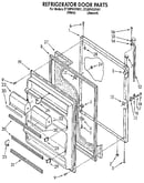 Refrigerator door