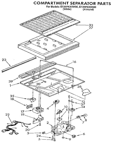 Compartment separator