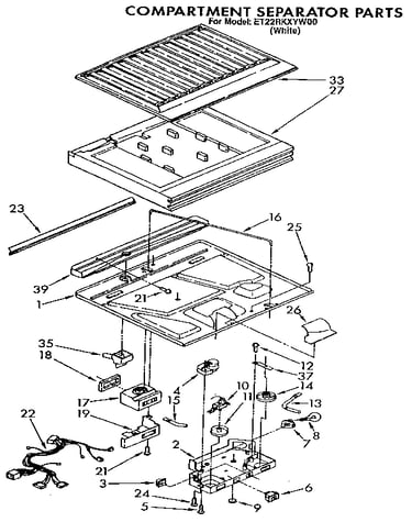 Compartment separator