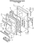 Refrigerator door
