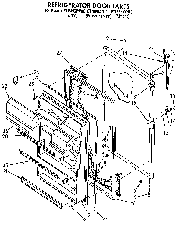 REFRIGERATOR DOOR