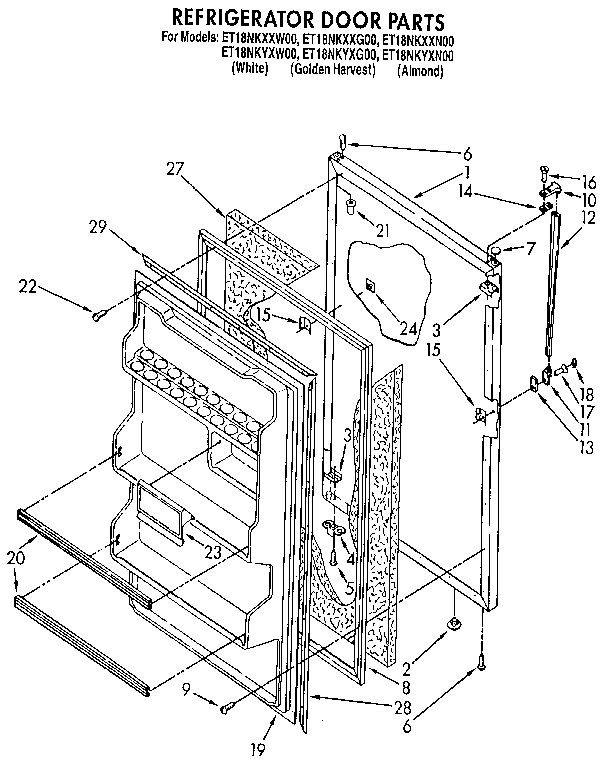 REFRIGERATOR DOOR