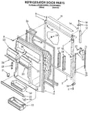 Refrigerator door