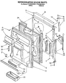 Refrigerator door