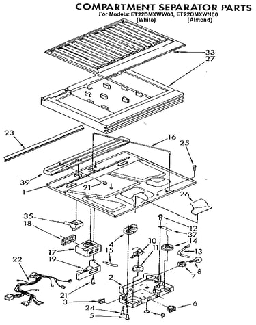 Compartment separator