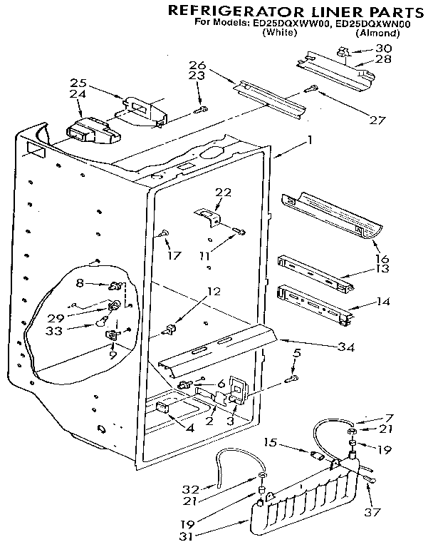 Refrigerator liner