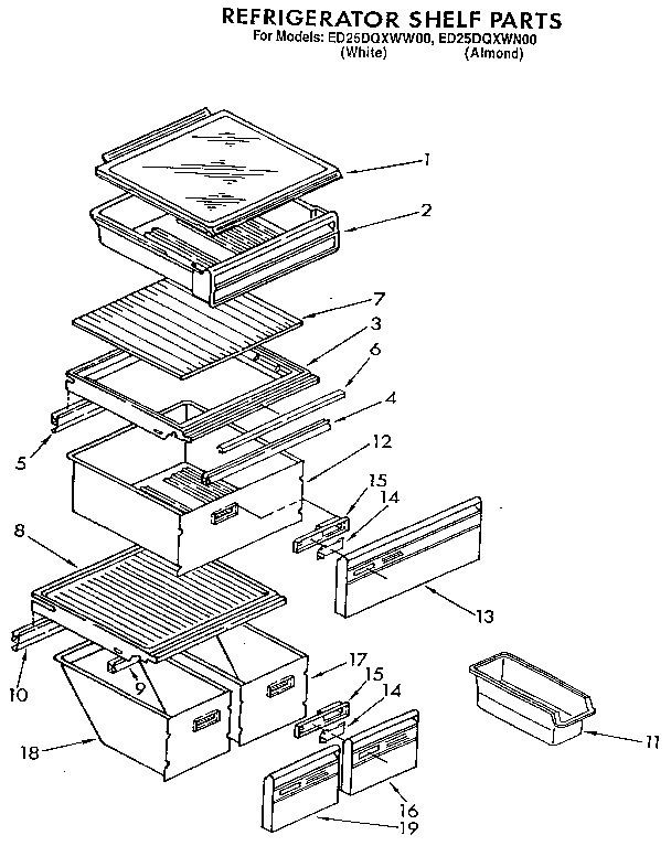 Refrigerator shelf