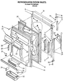 Refrigerator door