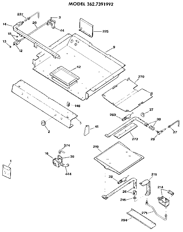 Burner section