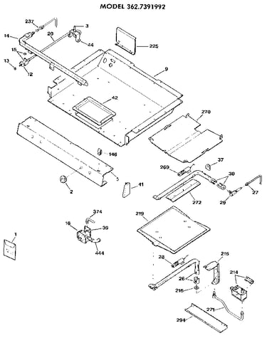 Burner section
