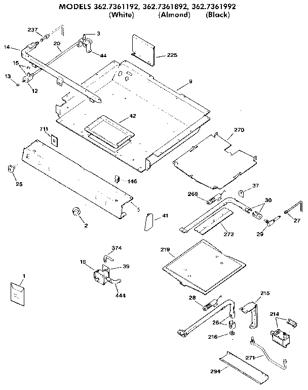 Burner section