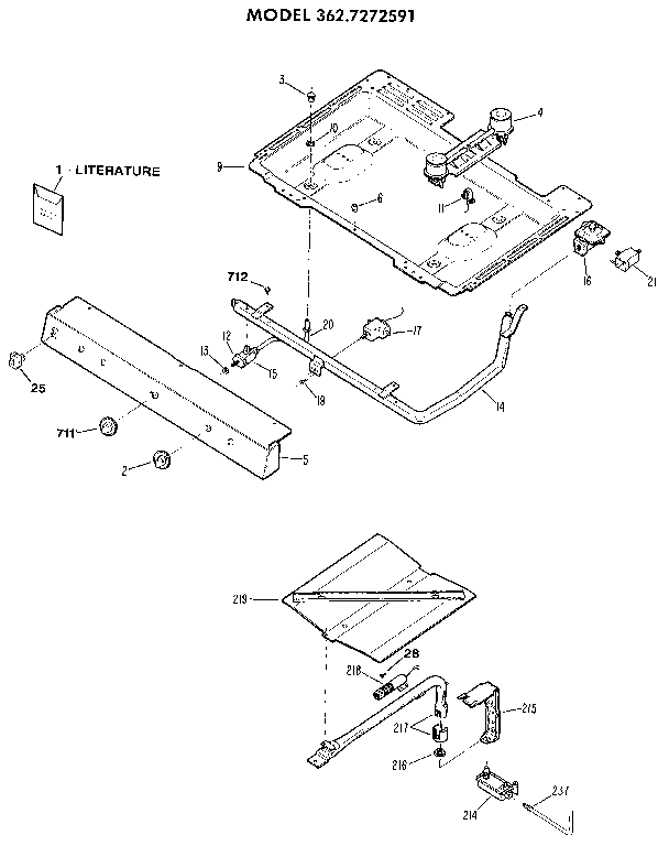 Burner section