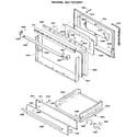 Kenmore 3627272591 door diagram