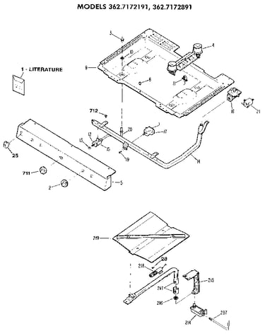 Burner section