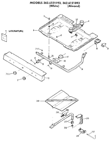 Burner section