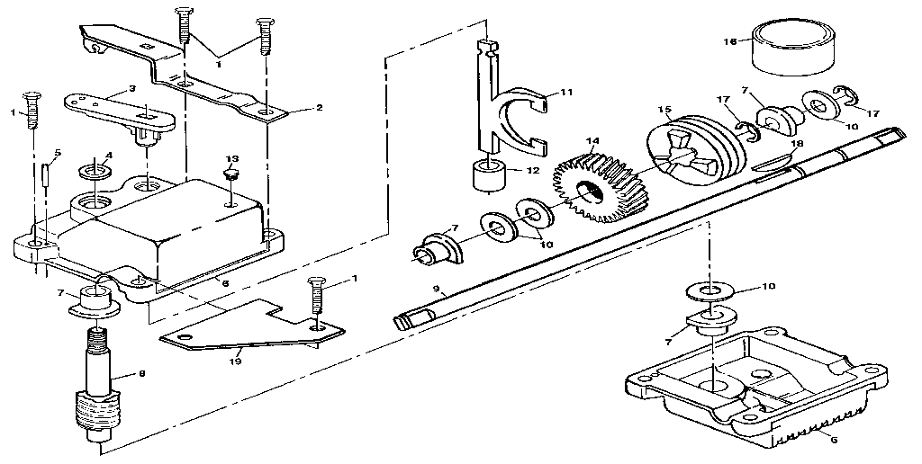 Gear case assembly