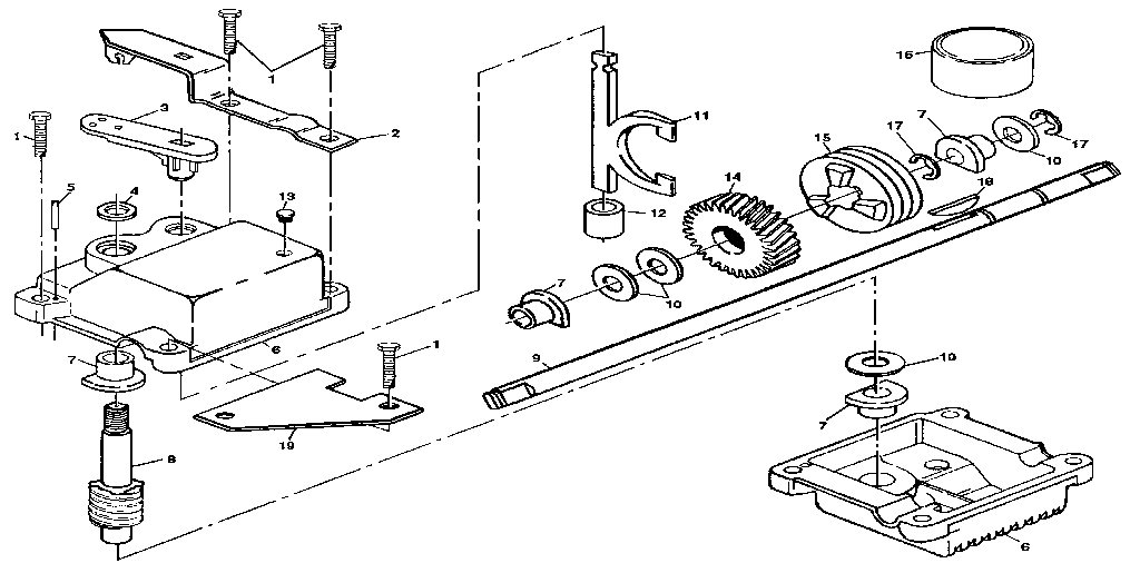 Gear case assembly