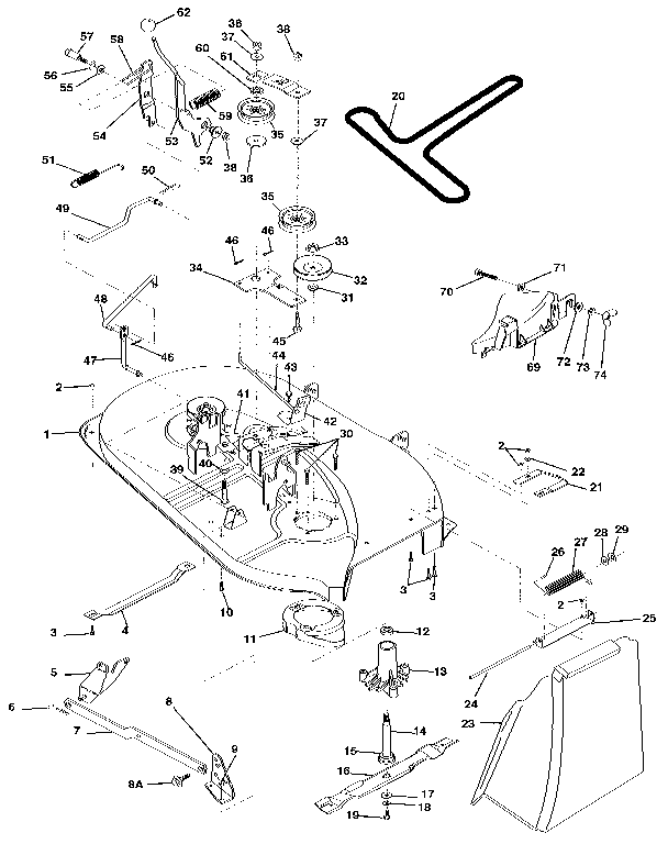 38" mower