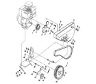 Craftsman 917298333 belt guard and pulley assembly diagram