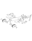 Wheel and depth stake assembly