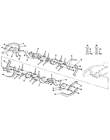 Tine assembly