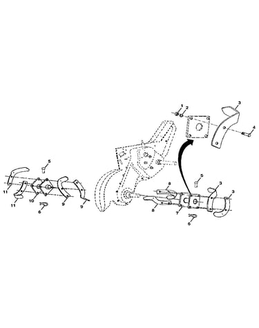 Tine assembly