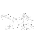 Mower lift lever